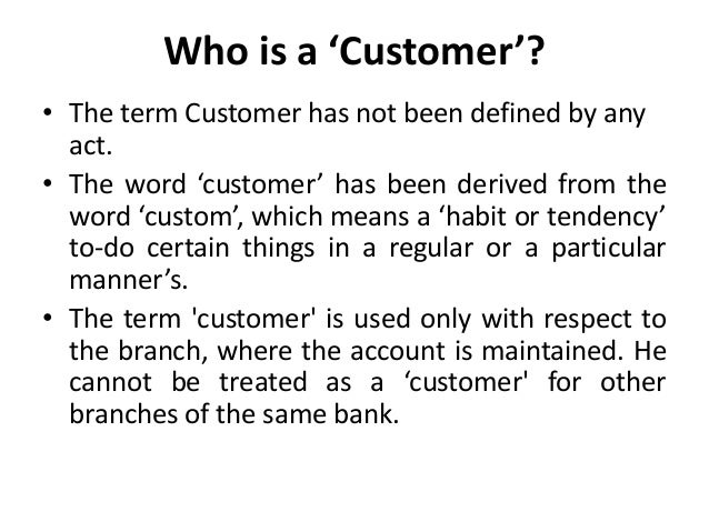 Banker And Customer Relationship