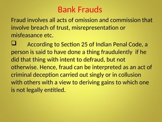 Bank Fraud & Vigilance Activities to prevent frauds in banking | PPT
