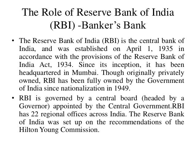 Essay on banking