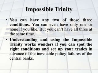 Impossible Trinity Example Banking | PPTX