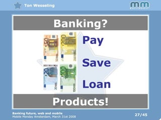 27/45 Products! Pay Save Loan Banking? 