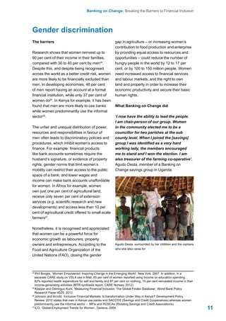Banking on Change - Breaking the Barriers to Financial Inclusion | PDF