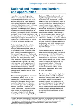 Banking on Change - Breaking the Barriers to Financial Inclusion | PDF