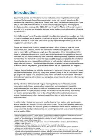Banking on Change - Breaking the Barriers to Financial Inclusion | PDF