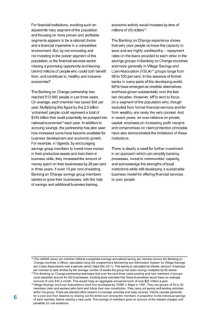 Banking on Change - Breaking the Barriers to Financial Inclusion | PDF