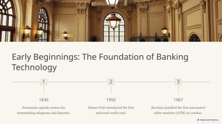 Banking Technology in 188 Years and progressing | PPTX