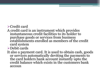 Banking and financial institutions | PPTX