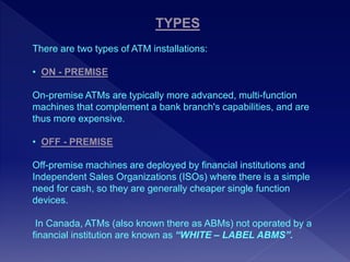 ATM / Electronic Clearing Service | PPTX