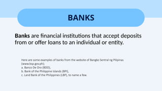 BANKING AND NON BANKING INSTITUTIONS.pptx