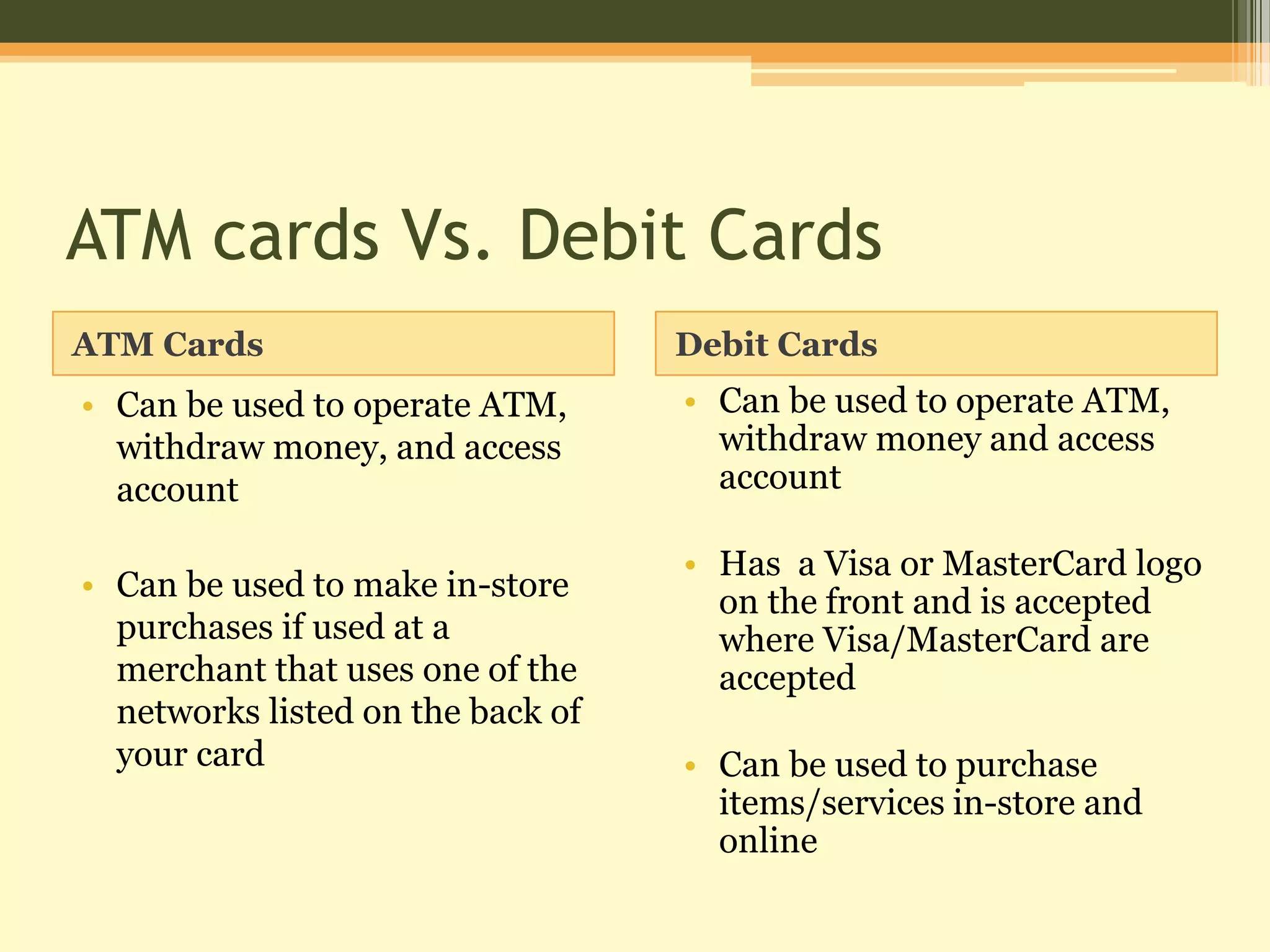 Banking basics 34-slides | PDF