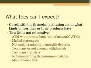 Banking basics 34-slides | PDF