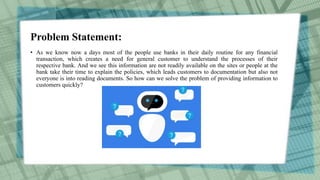Banking Chatbot | PPTX