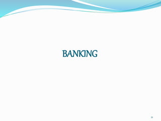 BANKING
21
 