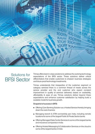 Trimax SOlution for BFSI | PDF
