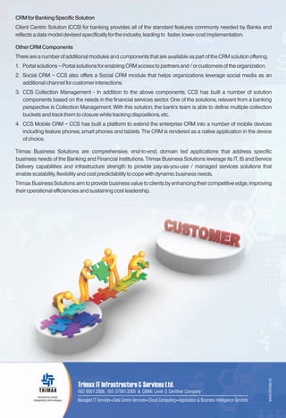 Trimax SOlution for BFSI | PDF