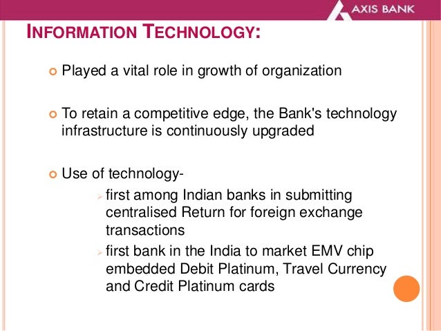 How is information technology used in banks?