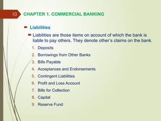 CHAPTER 1. THE COMMERCIAL BANKING IN INDIA | PPTX