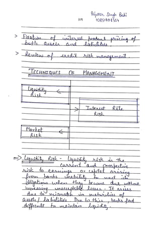 Banking Insurance | Hand written Notes | B com 4th | by Ritish bedi # ...