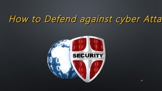 How to Defend against ccyybbeerr AAttttaacckkss?? 
2255 
 