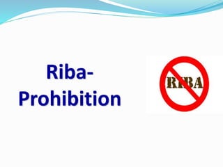 Prevent Riba Fundamentals of ISlamic Banking | PPTX