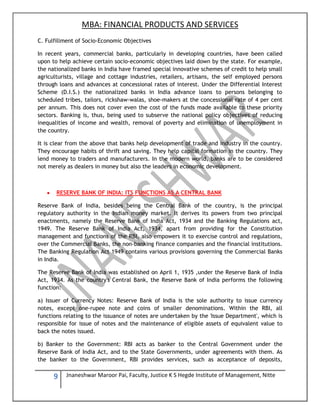 Banking notes | DOCX