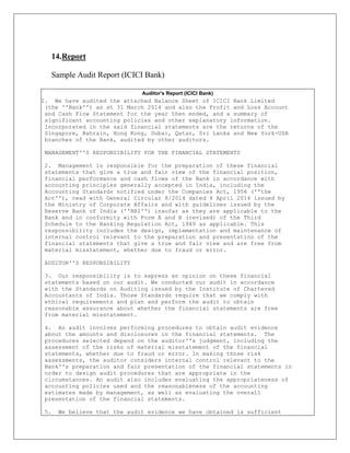Bank's Branch Audit Process | PDF