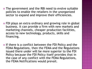 FEMA- AN OVERVIEW & ROLE OF RBI | PPTX