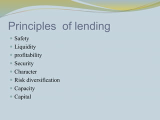 Good Lending Principles BANKING PRINCIPLES & PRACTICES PPT.pptx