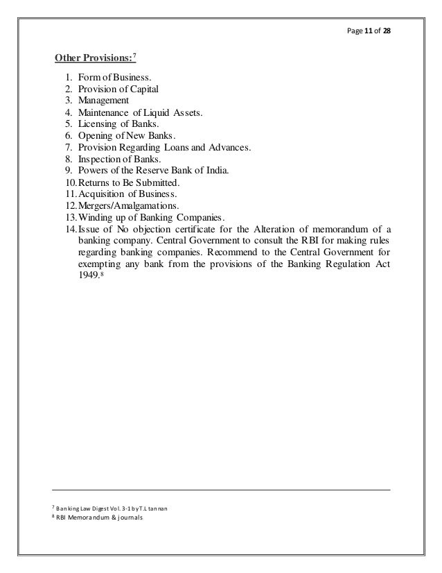 form of regulation banking x act act Banking regulation