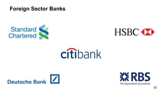 Foreign Sector Banks
10
 