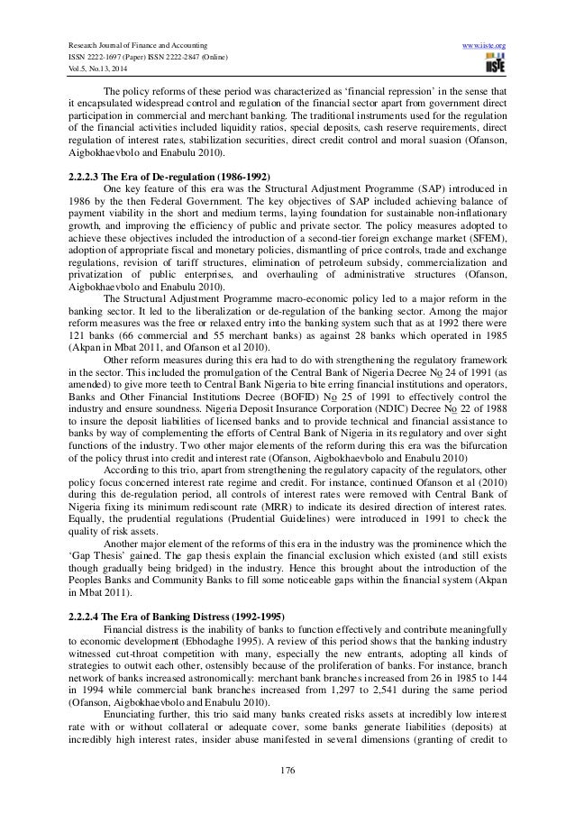 banking reform in nigeria essays This gathering will take place at the public presentation and launch of the book, banking reform in nigeria: the law, the prospects and the challenges, written by eminent scholar, lawyer. banking reform in nigeria essays This gathering will take place at the public presentation and launch of the book, banking reform in nigeria: the law, the prospects and the challenges, written by eminent scholar, lawyer.
