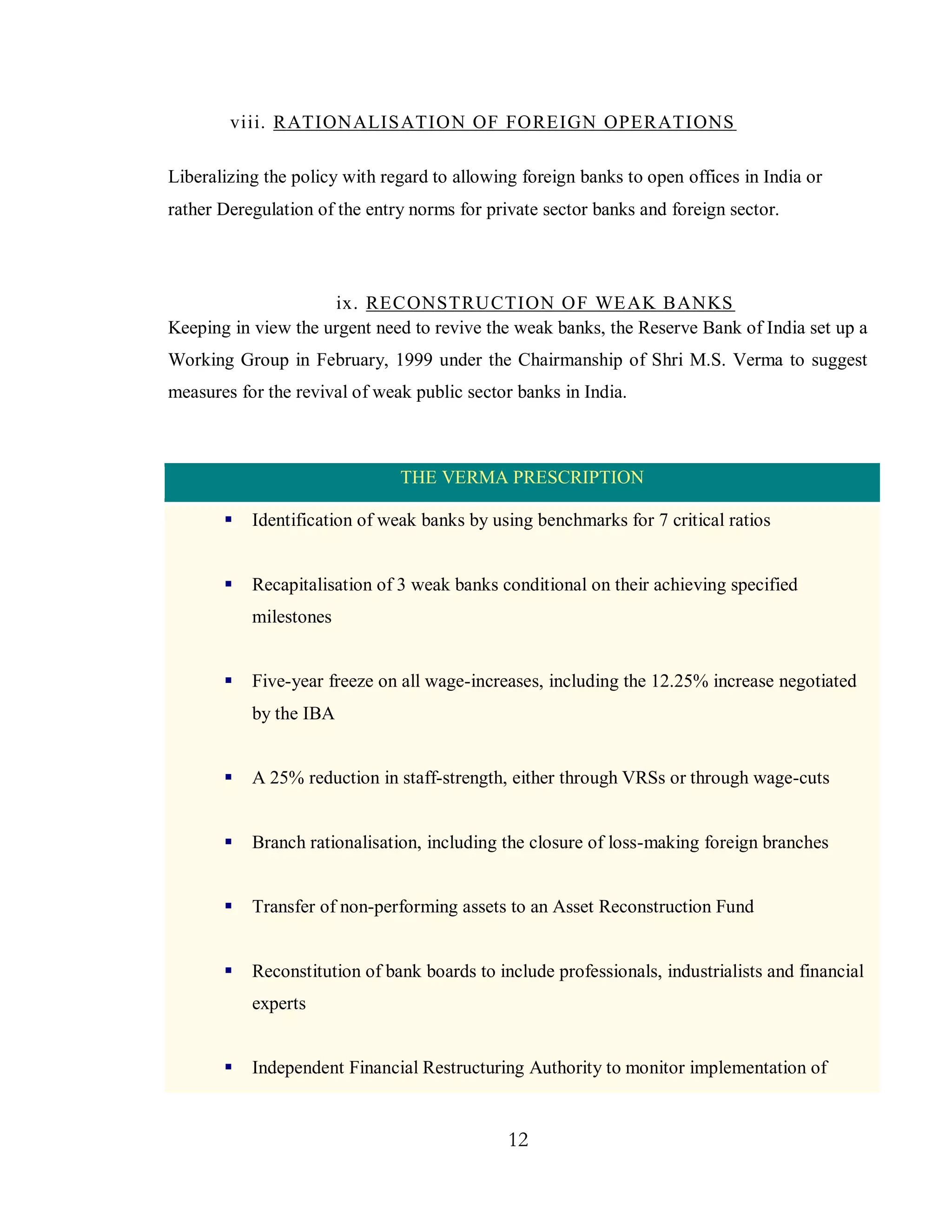 Banking sector reforms in india and their impact on the economy | PDF