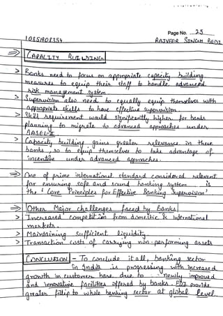 Banking Service Management | B com 5th sem | Hand written Notes | by ...