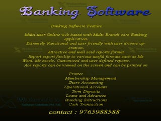 Banking software