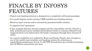 Finacle Support Banking software india | PPTX