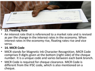 Banking terms | PPT
