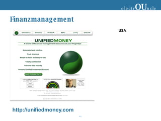Finanzmanagement http://unifiedmoney.com electr OU ncle USA 