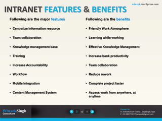 Bank intranet | PPTX
