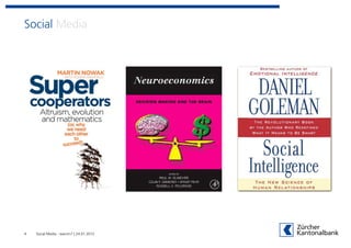 Social Media




4   Social Media - warum? | 24.01.2012
 