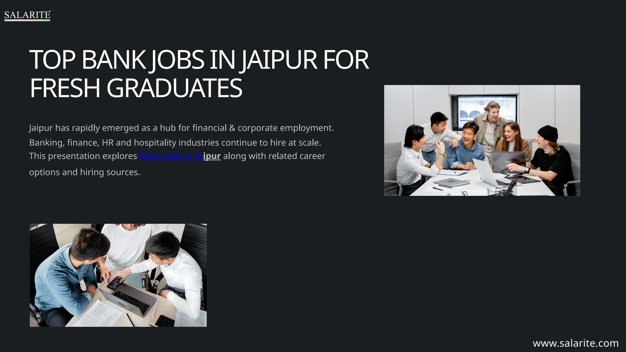 Latest Bank Jobs in Jaipur: Apply for Private & Government Roles | PPTX