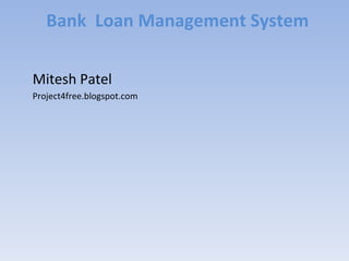 Bank management system [autosaved]