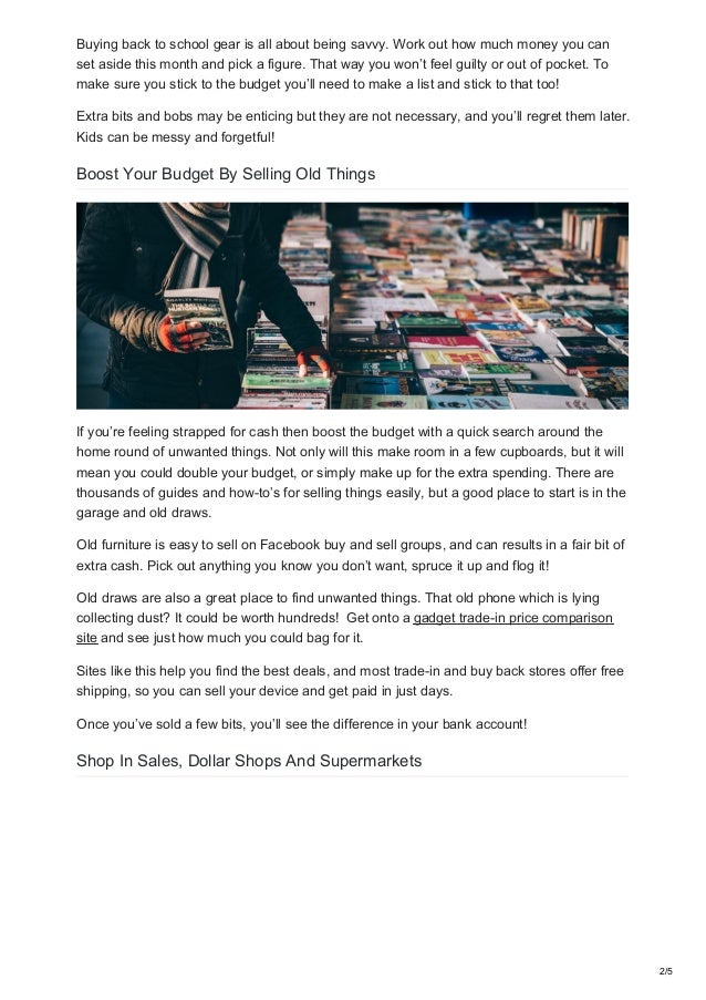8 Back To School Shopping Tips That Save You Time And Money - 