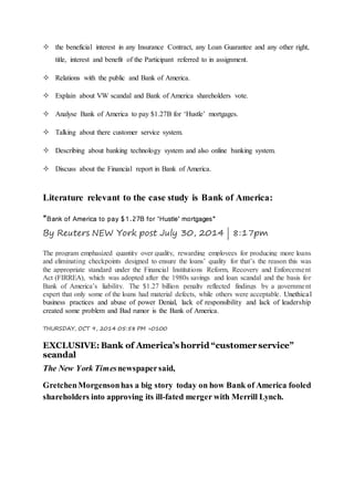 Bank of america action plan | DOCX