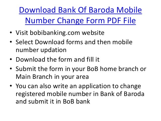 How To Register Mobile Number In Idbi Bank