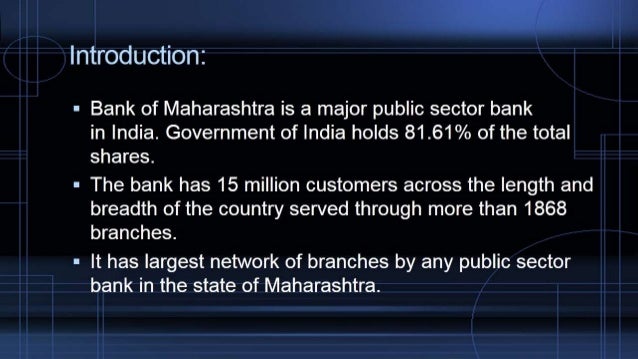 Bank of maharashtra forex branches