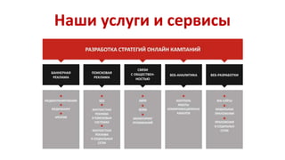 Наши услуги и сервисы 
 