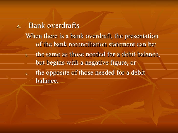 Bank Reconciliation