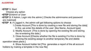 Bank record system | PDF