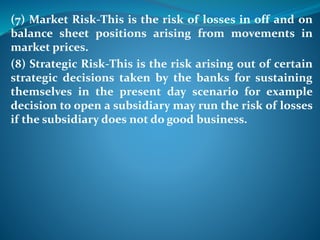 Market Risk Limits Examples Bank risk management | PPTX