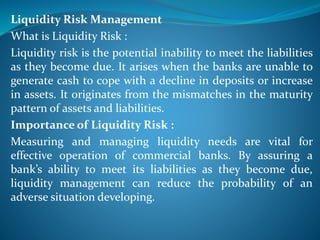 Bank risk management | PPTX